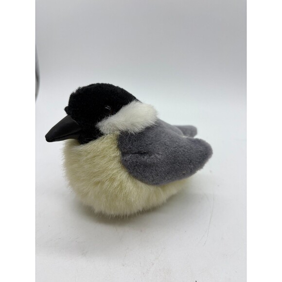 Vintage K & M International Audubon Chickadee Bird 6" Plush makes bird sounds - Picture 4 of 7